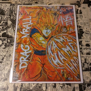 Dragonball : Goku super saiyan blue Art Board Print for Sale by  Snatchedesigns