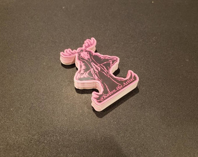 Pink Cultist Vinyl Sticker