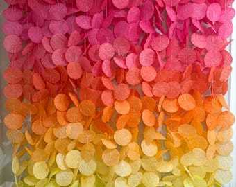 Sunset Ombre Backdrop | Party & Photo Decor