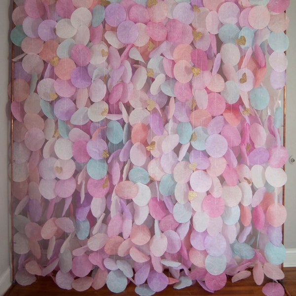 The Original Paper Circle Garland: Pastels