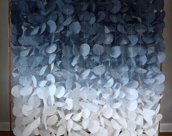 Gray Blue Ombre Backdrop | Party and Photo Decor