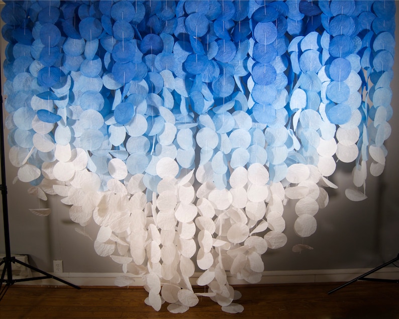 paper circle garland diy
