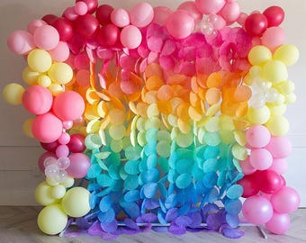 Pastel Rainbow Backdrop | Party & Photo Decor