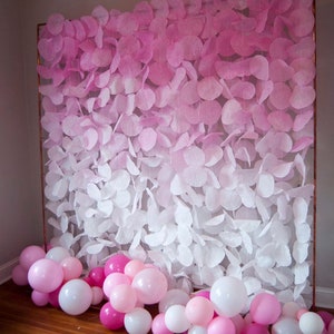 The Original Paper Circle Garland: Pink Ombré 画像 2