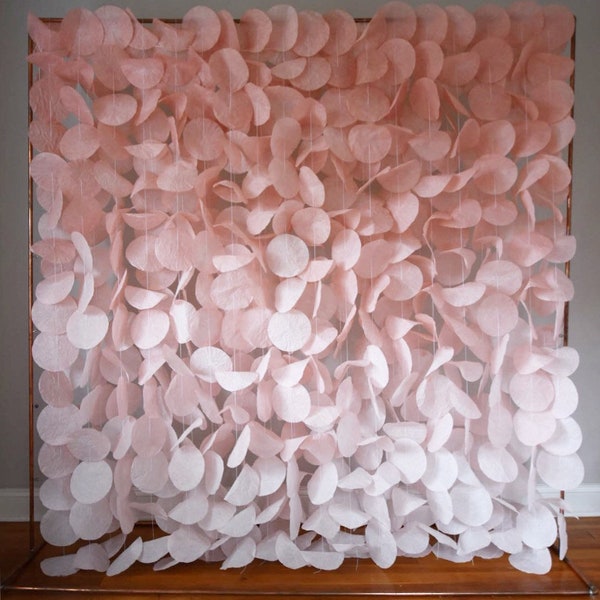 The Original Paper Circle Garland: Blush Ombré