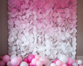 Pink Ombre Backdrop | Party & Photo Decor
