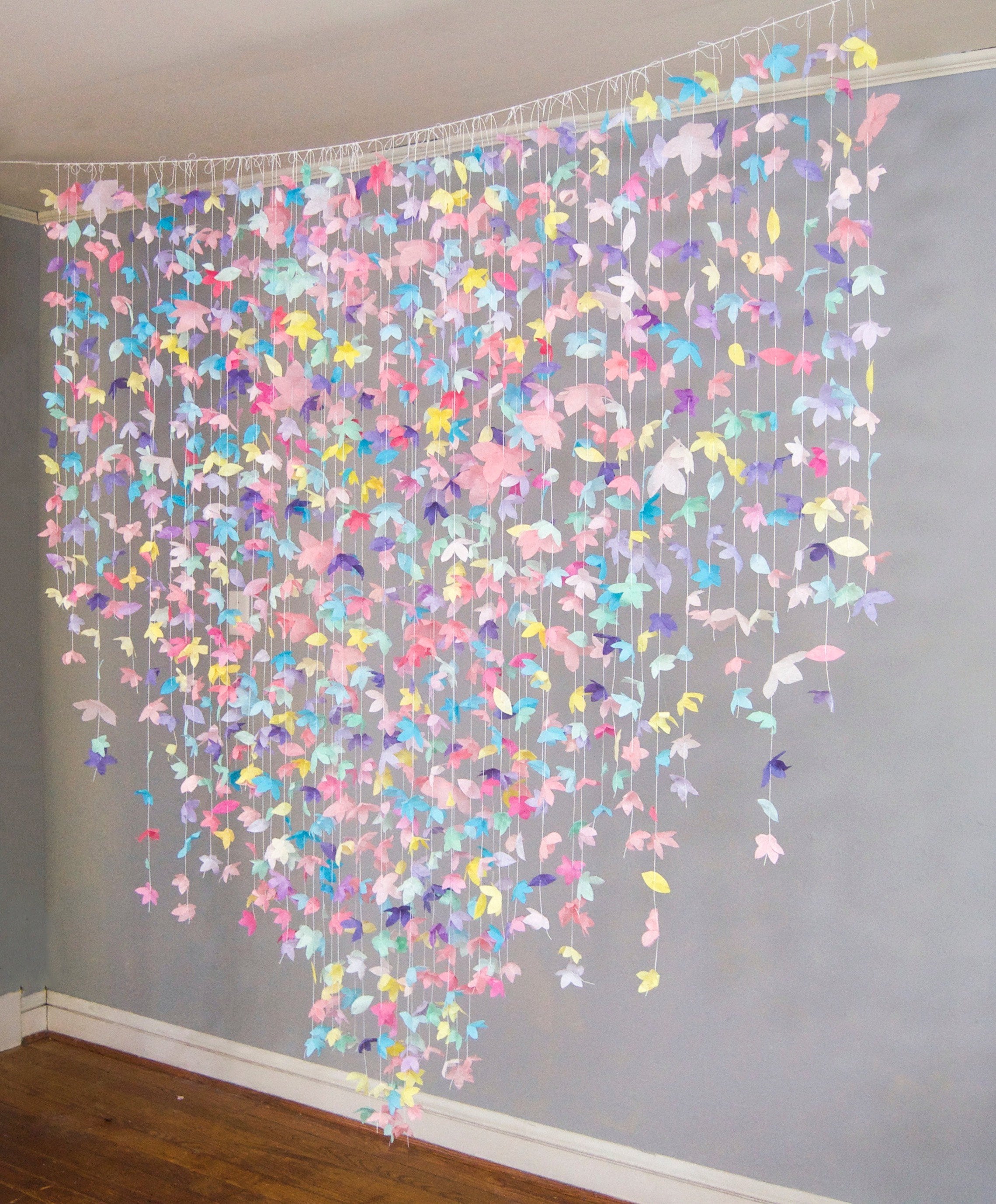 Cascading Paper Flower Garland - PaperPapers Blog