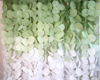 Apple Green Ombre Backdrop | Party & Photo Decor