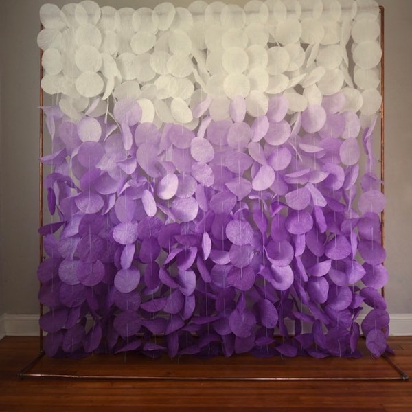 Original Paper Circle Garland Etsy