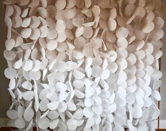 Taupe Ombre Backdrop | Neutral Event Decor