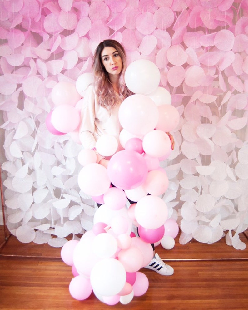 The Original Paper Circle Garland: Pink Ombré image 3