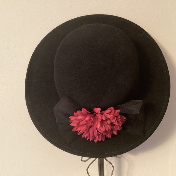 Brimmed Wool Hat Etsy