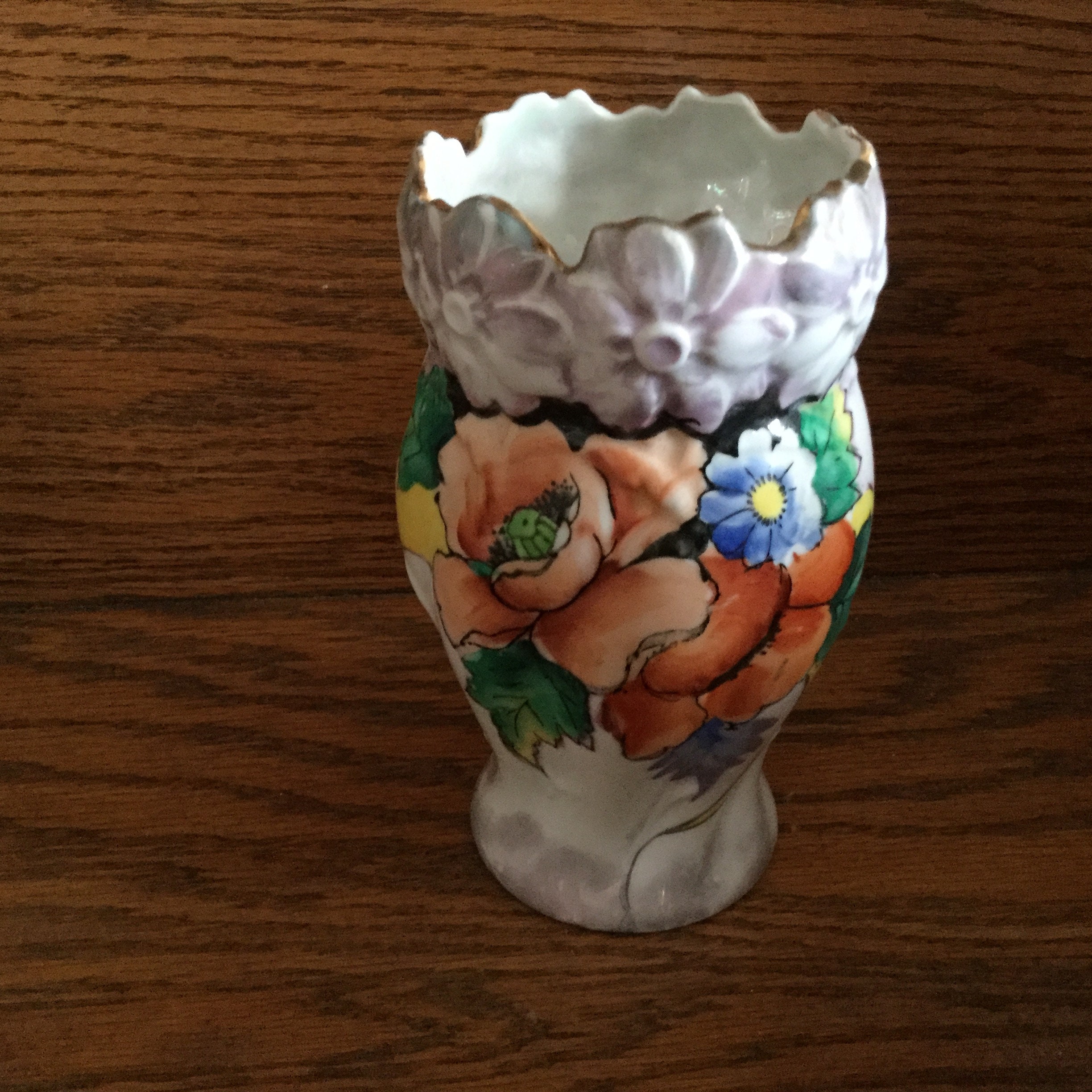 Sale***vintage FLOWERED JAPAN VASE Floral Design Japan Vase - Etsy