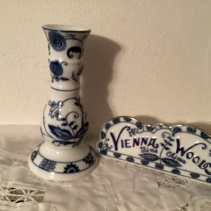 2 Vintage VIENNA WOODS Blue and White China Pieces  Seymour Mann Japan  Choose 1 or Buy Both