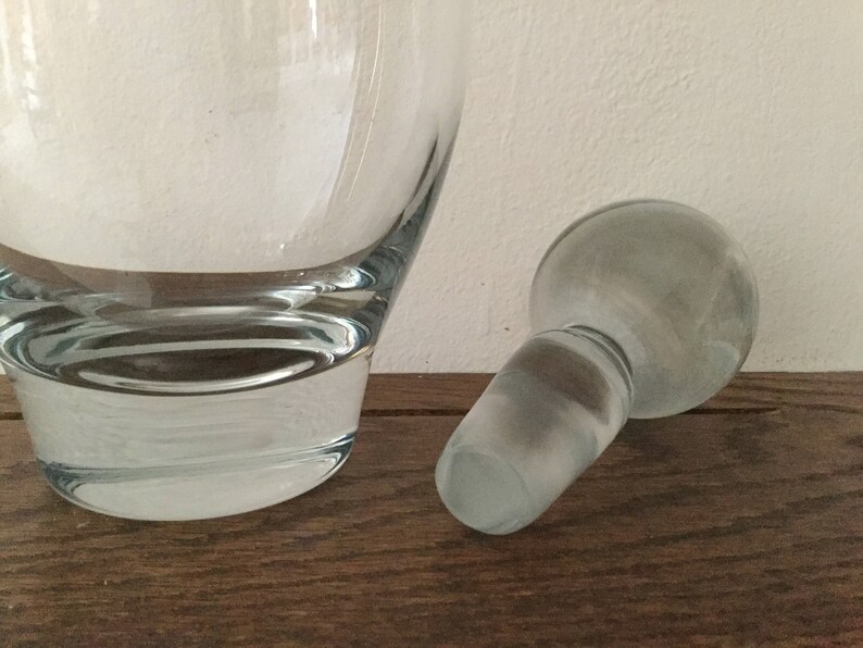 SALE Clear Glass Decanter Heavy Glass SALE Clear Glass Decanter Heavy Glass