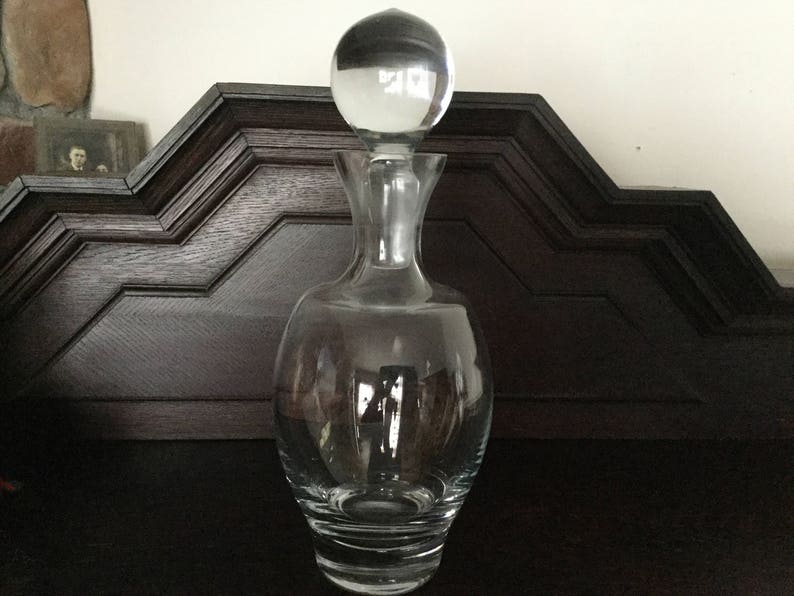 SALE Clear Glass Decanter Heavy Glass SALE Clear Glass Decanter Heavy Glass