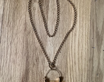 Sale****Vintage Goldtone Juicy Couture Charm Necklace    Great Collectible or gift