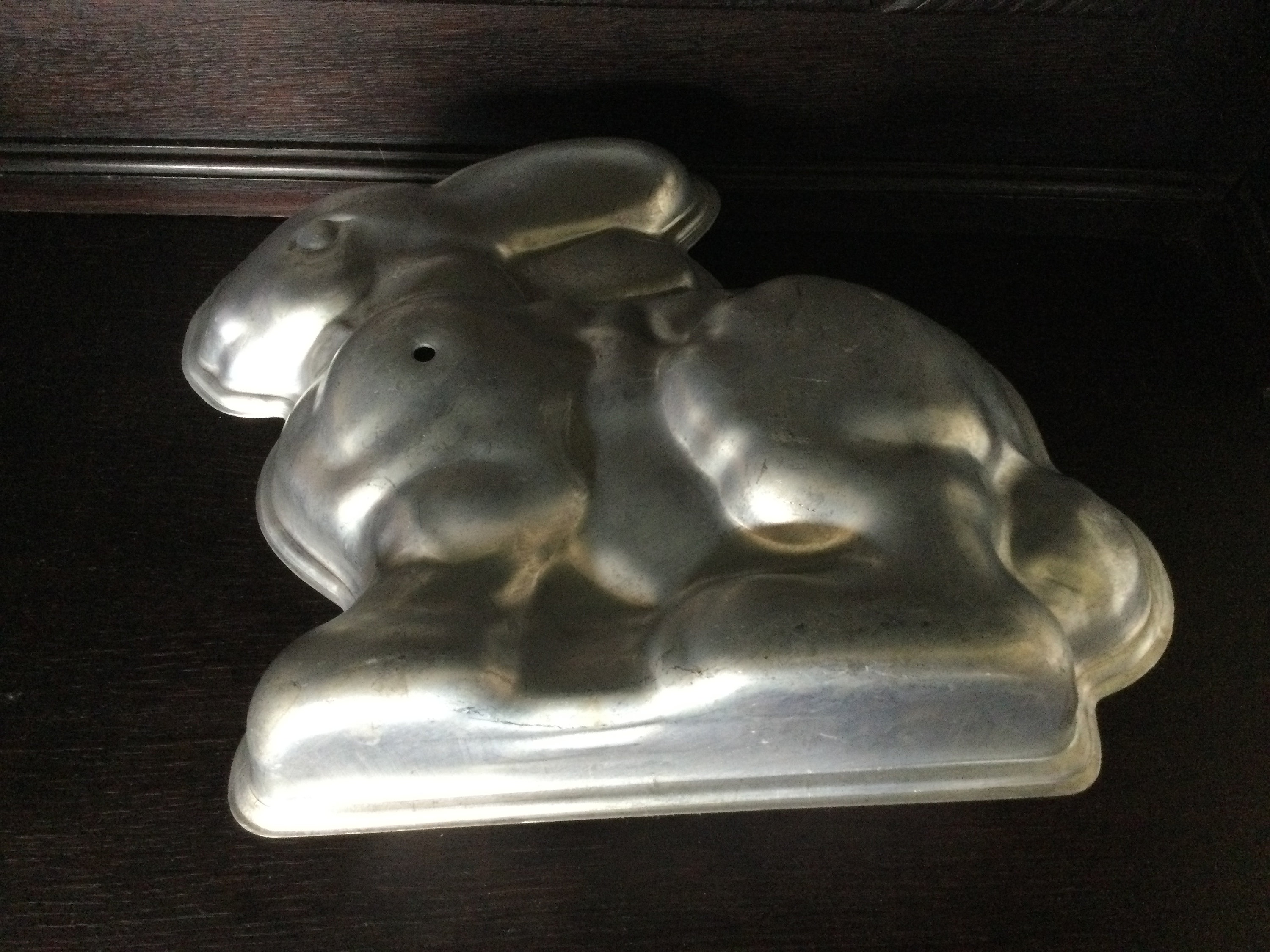 Vintage ALUMINUM RABBIT MOLD 1980s 8 by 8 inch Aluminun | Etsy