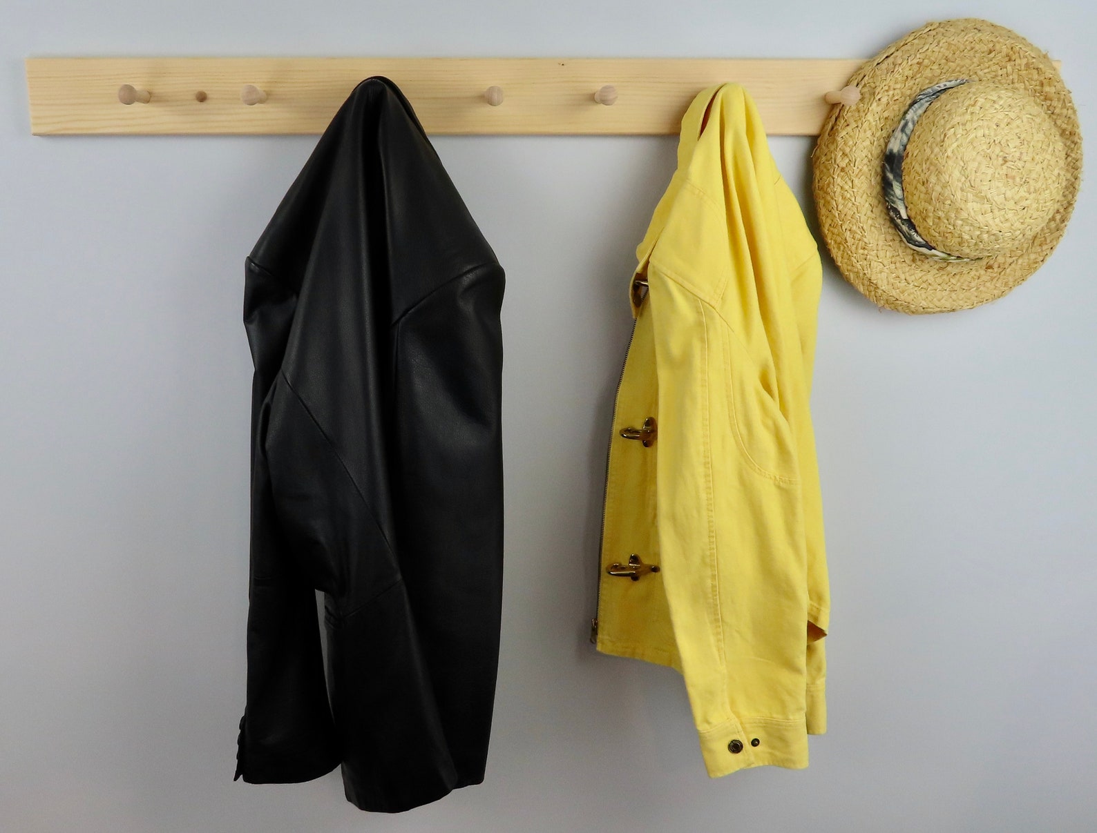 Shaker Wall Hat Rack Unfinished Shaker Peg Coat Hat Rack 48