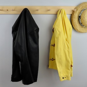 Unfinished Shaker Peg Coat Hat Rack 48&quot;