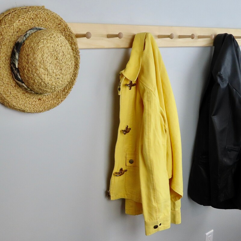 Shaker Wall Hat Rack Shaker Peg Rail - Etsy