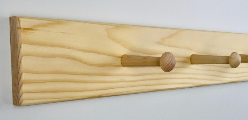 Shaker Wall Hat Rack Unfinished Shaker Peg Coat Hat Rack 30