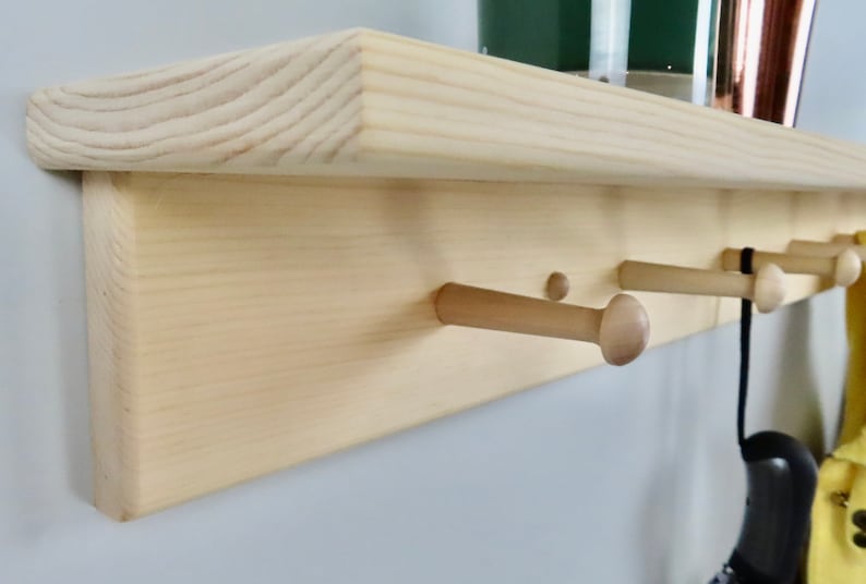 Shaker Wall Hat Rack Unfinished Shaker Peg Coat Hat Rack With Shelf 42