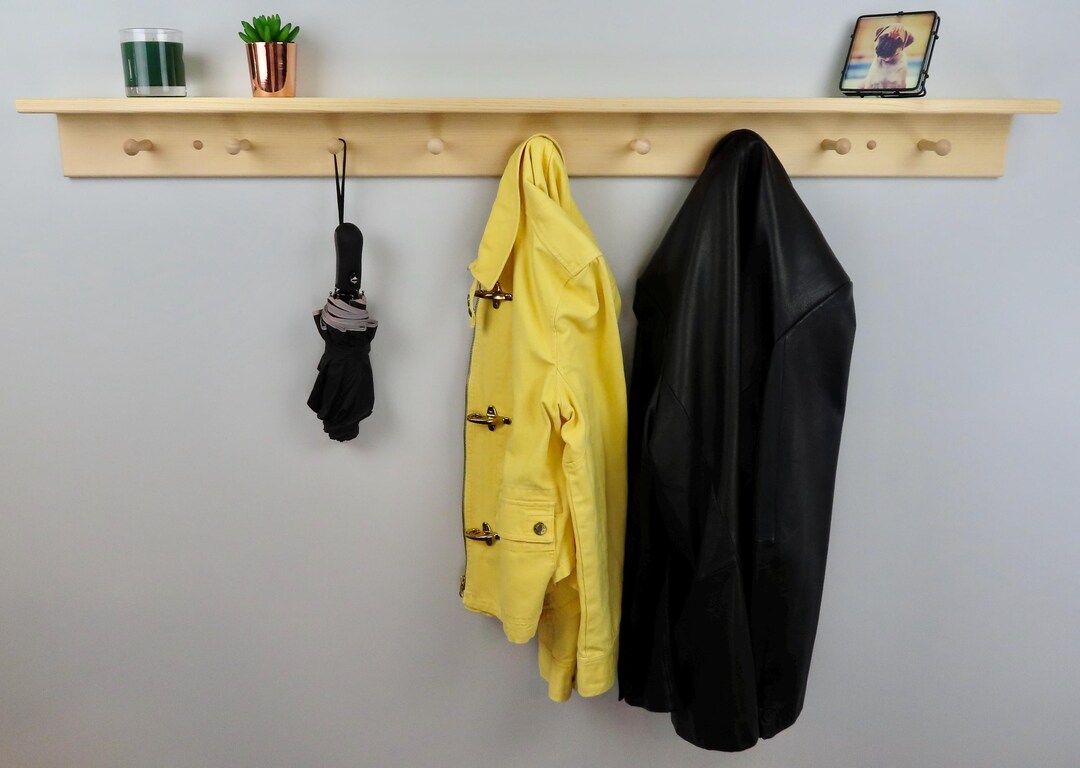 Shaker Wall Hat Rack Unfinished Shaker Peg Coat Hat Rack With Shelf 54