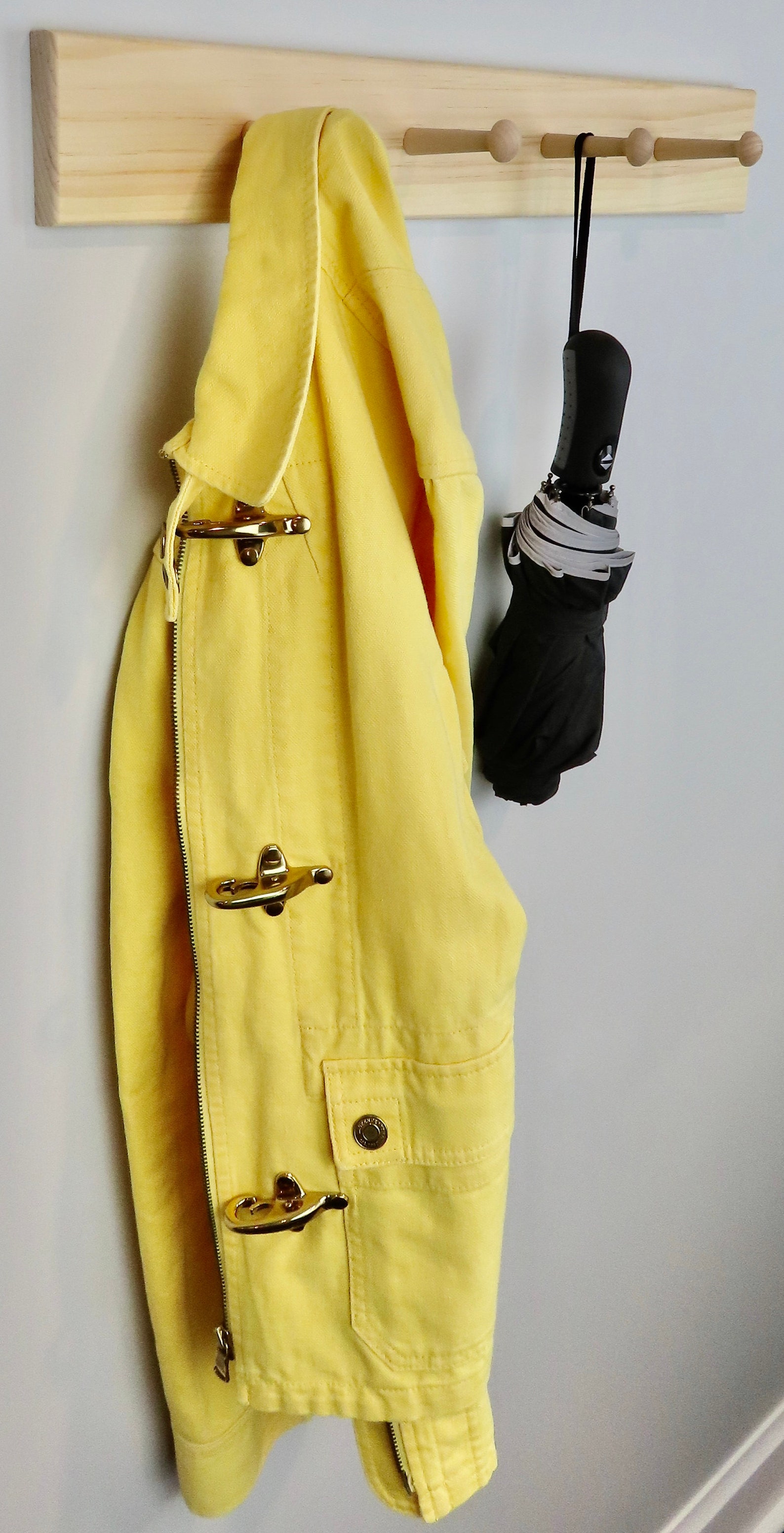 Shaker Wall Hat Rack Unfinished Shaker Peg Coat Hat Rack 24