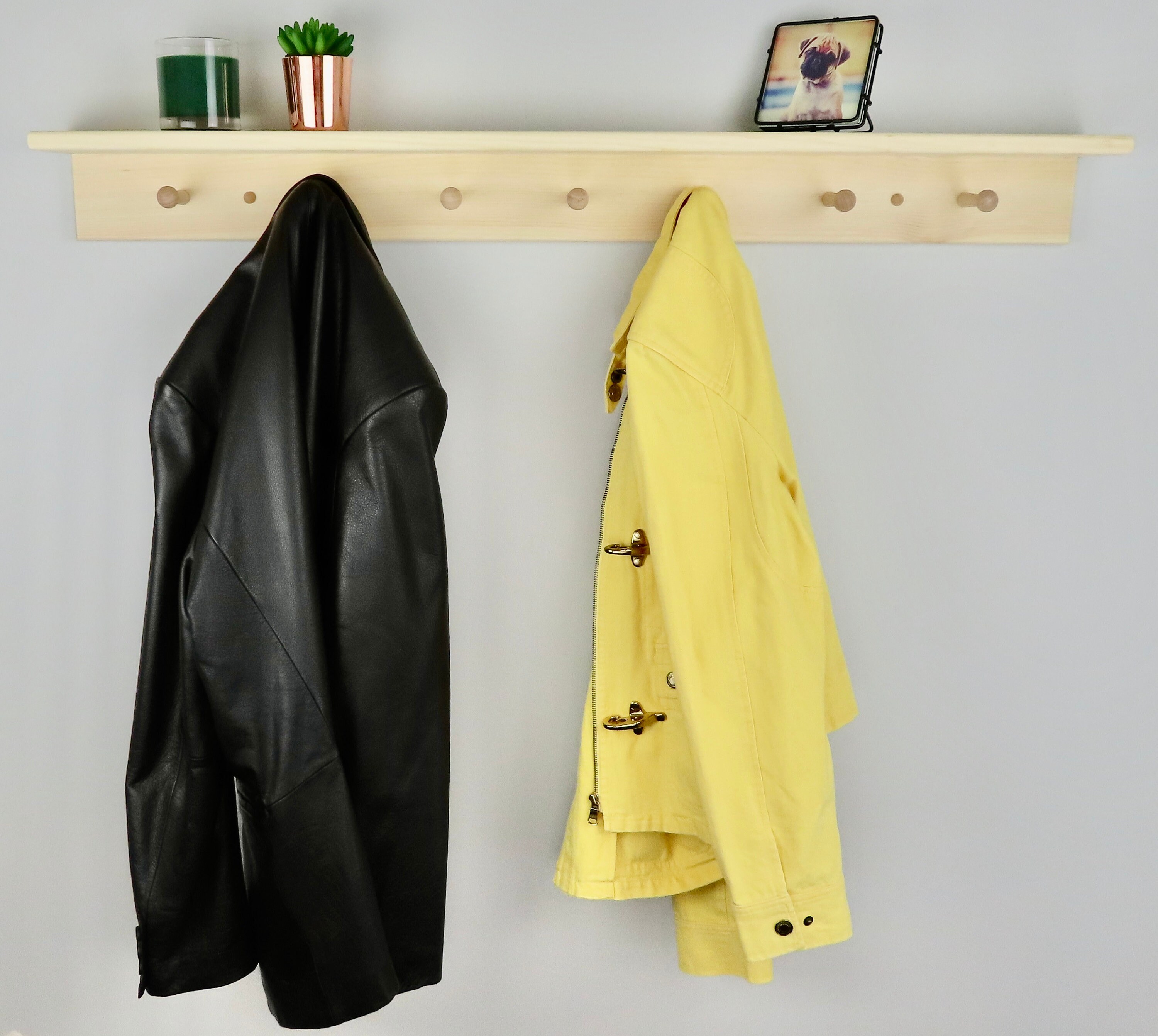 Shaker Wall Hat Rack 42