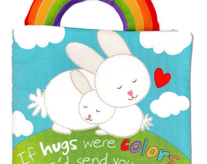 Rainbow Hugs - Soft Cloth Books for Babies, Children, Boys, Girls, Child, Toddler, Kids