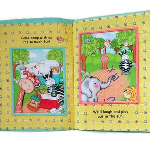 Let's Go Camping - Soft Cloth Books for Babies, Children, Boys, Girls ...
