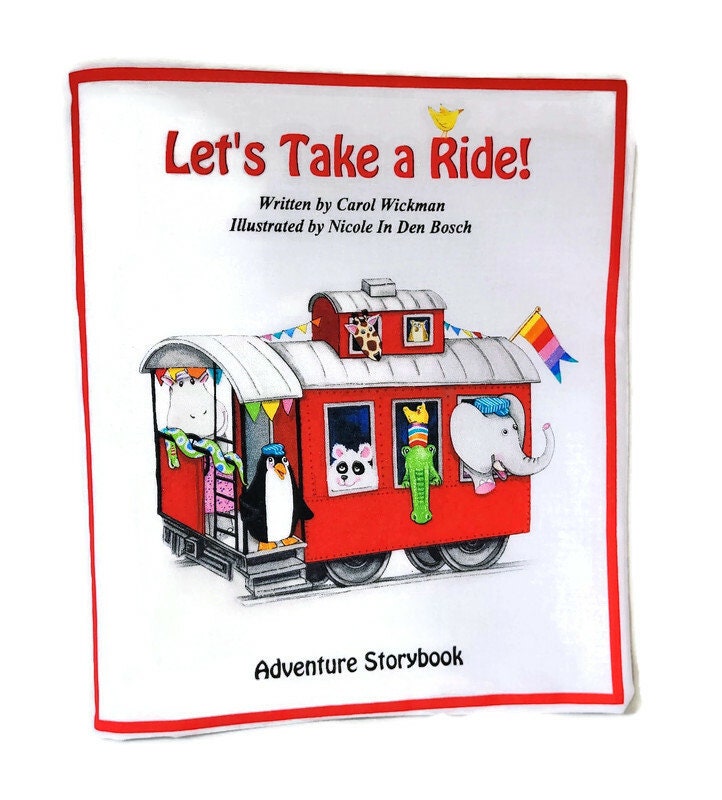 Let's Take a Ride! - Soft Cloth Books for Babies, Children, Boys, Girls, Child, Toddler, Kids