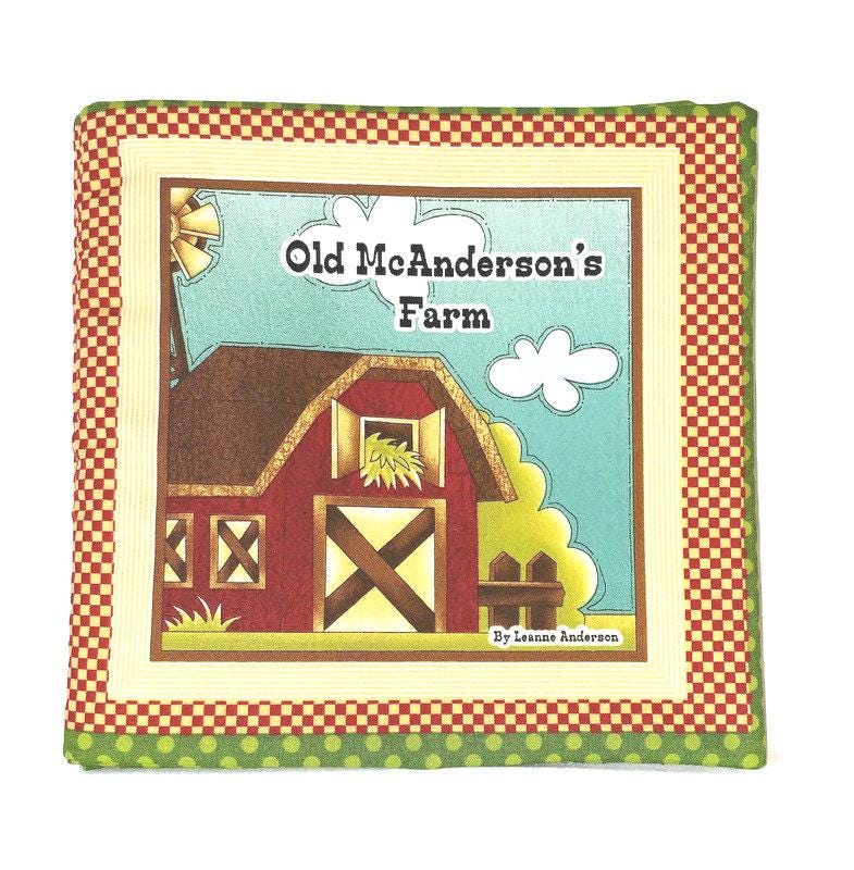 Old McAnderson's Farm - Soft Cloth Books for Baby, Children, Boys, Girls, Child, Toddler, Kids