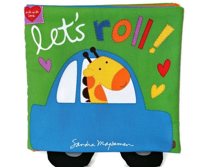 Let's Roll! - Soft Cloth Books for Babies, Children, Boys, Girls, Child, Toddler, Kids