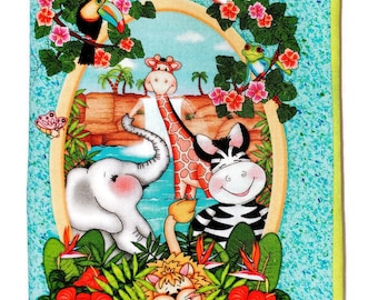 Jungle Home - Soft Cloth Books for Babies, Children, Boys, Girls, Toddler, Child, Kids