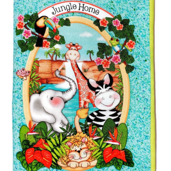 Jungle Home - Soft Cloth Books for Babies, Children, Boys, Girls, Toddler, Child, Kids