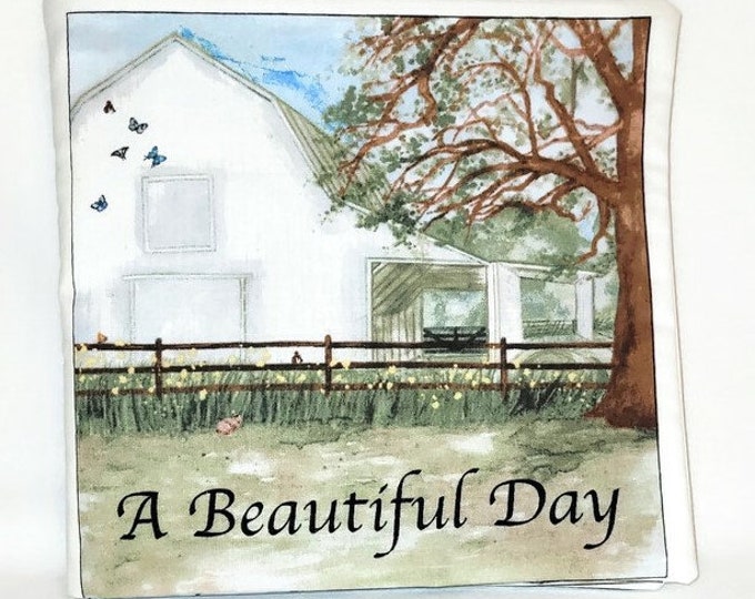 A Beautiful Day - Soft Cloth Books for Babies, Children, Boys, Girls, Child, Toddler, Kids