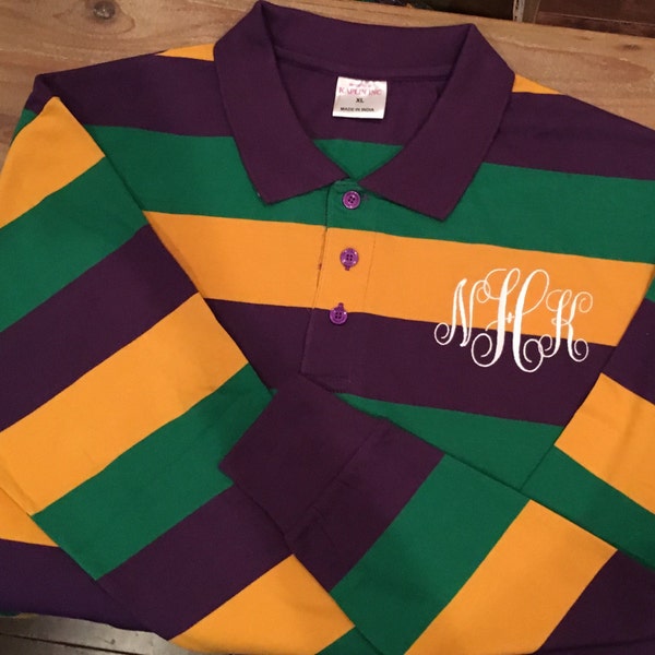 mardi gras polo shirts wholesale
