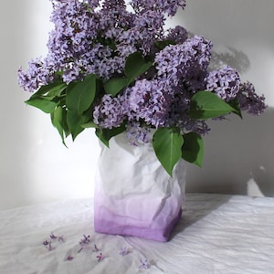 Sacchetti di carta colorati, vari colori sfumati, carta lavabile, bellissimi contenitori, decorazioni per la casa, primavera, estate