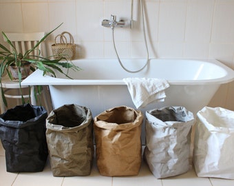 Laundry bag, Washable paper basket, Giant, Extra Large, Paper basket, Bedding storage, pillow storage, Laundry basket, organizer