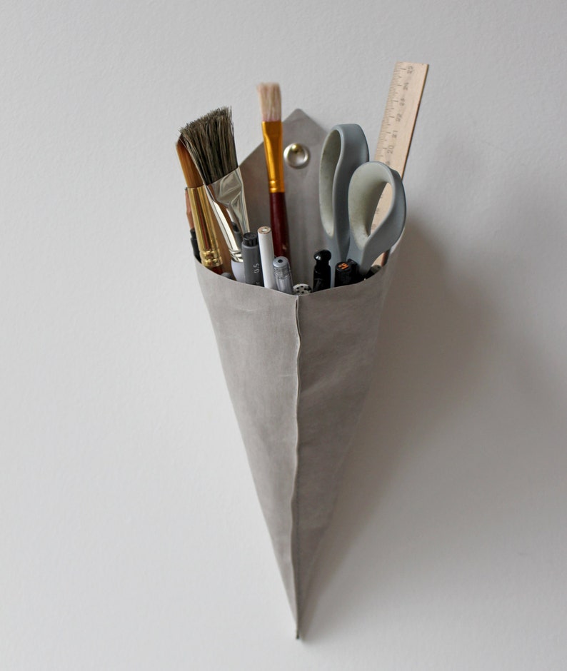 Wall planter, stationery storage, workshop storage, hanging planter, office, desk storage, tool storage, air plant holder, wall vase image 6