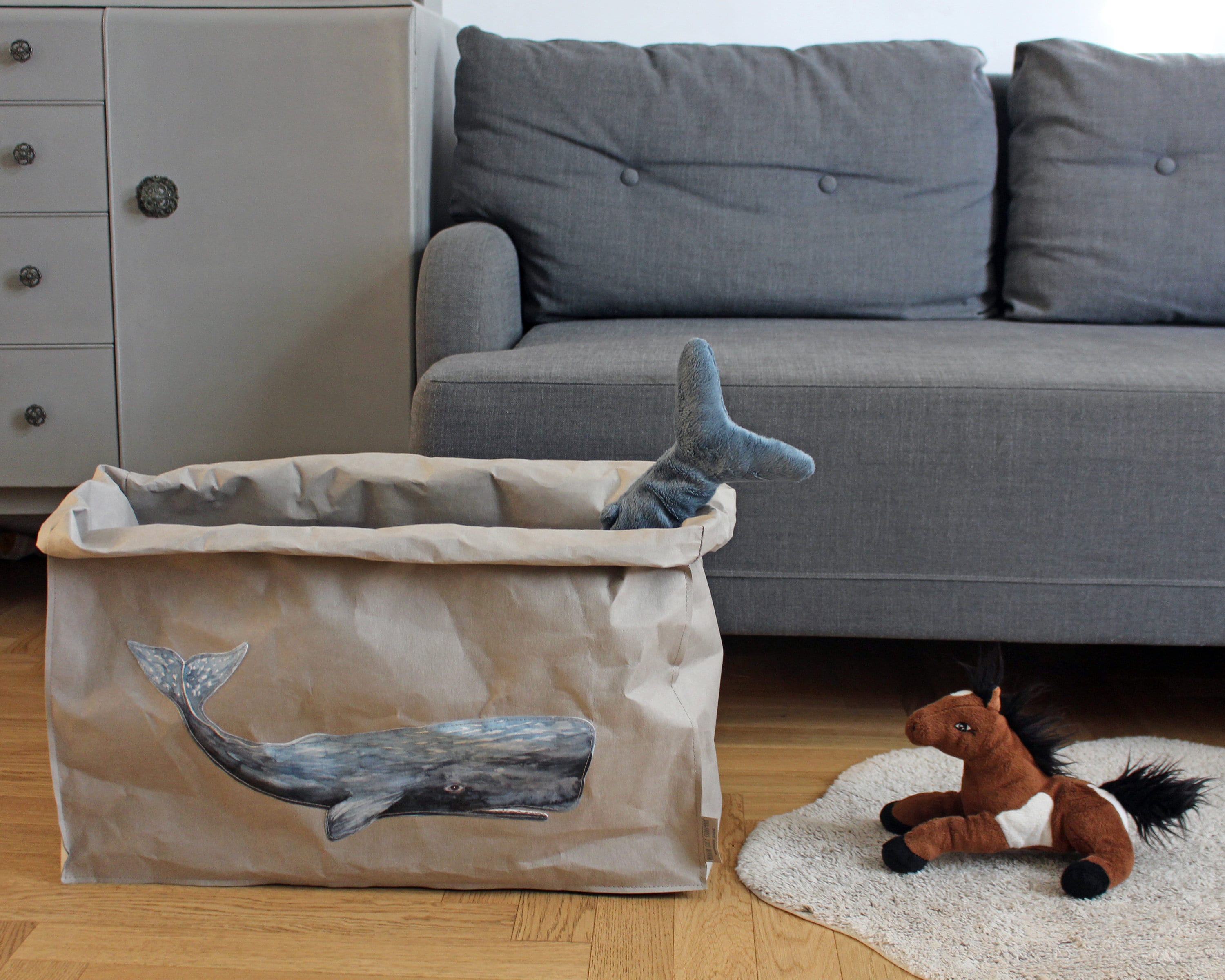 Kids Storage Toy Storage Boy Room Decor Whale Design Etsy