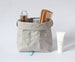 Make up bag | made from washable paper | Cosmetic bag | Toiletry storage bag | Wash bag | Bathroom Storage | Concrete look  |  Minimalist 