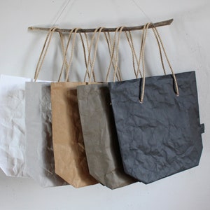 Market shopping bag, tote bag, washable paper bag, brown paper bag, shopping, vegan, eco, green living