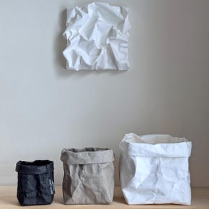 Waschbar Papier Aufbewahrungstasche, skandinavischen Stil, Minimalist Home Decor