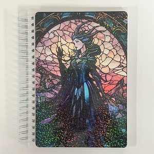 Reusable Sticker Book || Villain || Holographic Vinyl - Rounded Corners || 5 x 7 (Same Front & Back Cover)