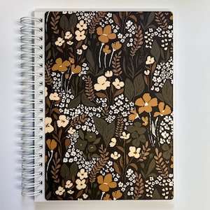Reusable Sticker Book || Florals || Matte Vinyl - Rounded Corners || 5 x 7 (Same Front & Back Cover)