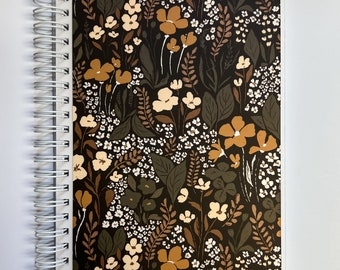 Reusable Sticker Book || Florals || Matte Vinyl - Rounded Corners || 5 x 7 (Same Front & Back Cover)