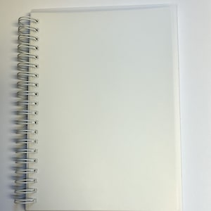 Reusable Sticker Book || Blank Cover Design, Frosted || 5 x 7 (Same Front & Back Cover)